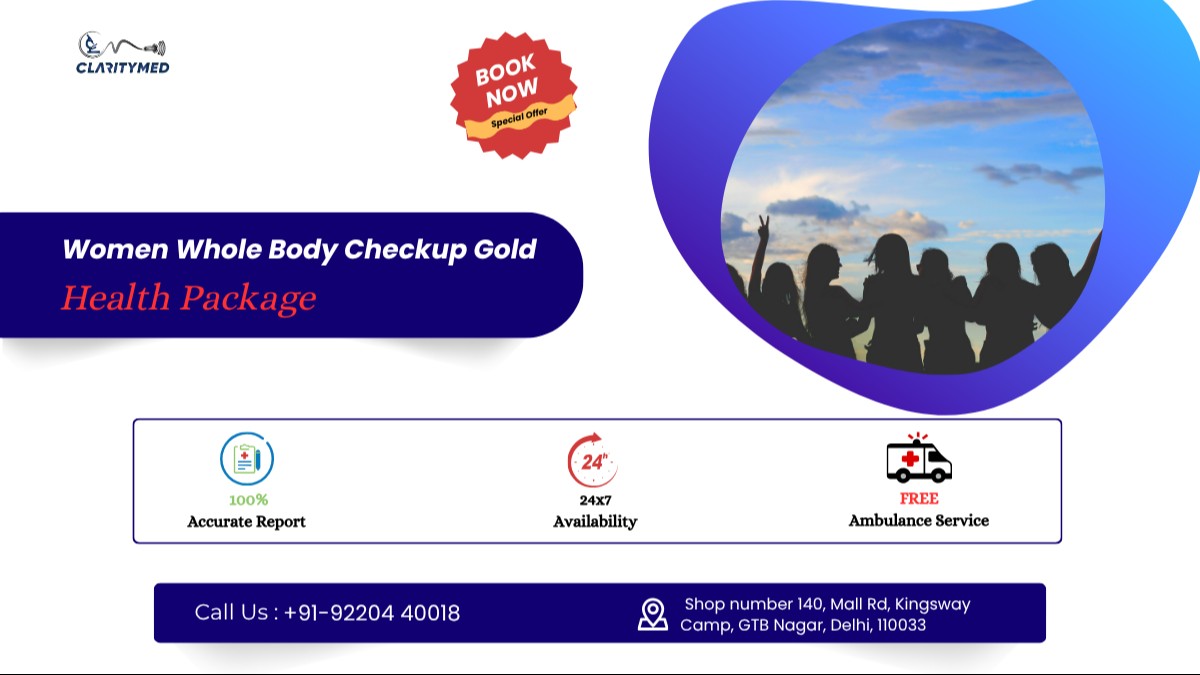Women Whole Body Checkup Gold Health Package